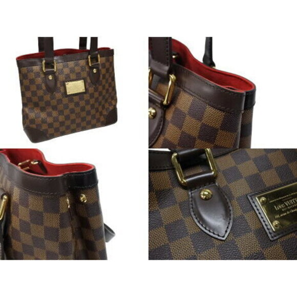 Louis Vuitton Damier Hampstead handbag brown logo - Picture 4 of 8